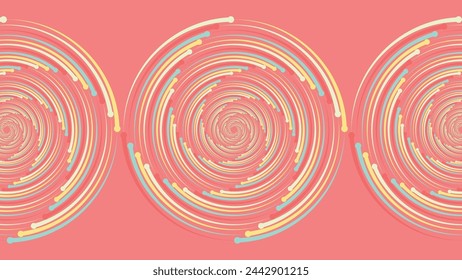 Resumen espiral punteada vortex estilo urgencia ciclo de datos simple fondo. Este fondo redondo creativo puede hacer que su proyecto sea más significativo.