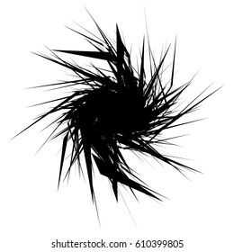 Abstract spiral element