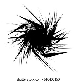 Abstract spiral element