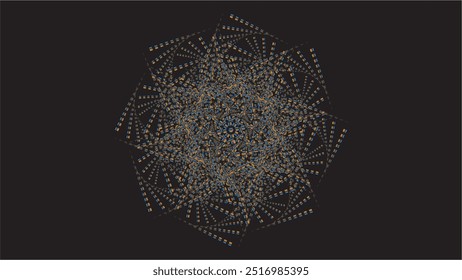 Abstract spiral gradient circle lines create a dynamic and modern visual, perfect for artistic and creative projects