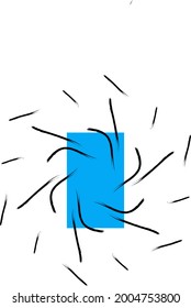 abstraktes Spiralbild für Ninja