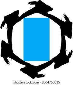 abstract spiral image for ninja