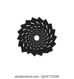 Abstract spiral image vector illustration Abstract spiral image is a very interesting and unique image.