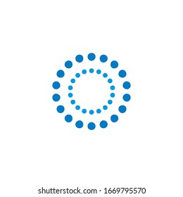 Diseño de icono vectorial de plantilla de logotipo de espiral abstracto