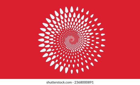 Abstract Spiral logo type vortex style simple minimalist background. This creative spiral round background can be used as a banner or logo.