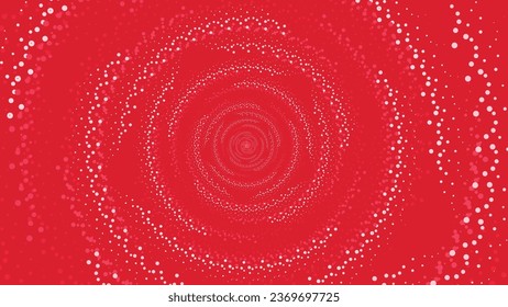 Abstract spiral minimalist Christmas festival background. This creative simple round red background can be used as a banner or website background. This is perfect for festival celebration project.