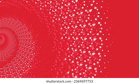 Abstract spiral minimalist Christmas festival background. This creative simple round red background can be used as a banner or website background. This is perfect for festival celebration project.