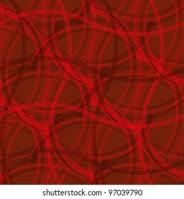 Abstract spiral net decorative textured background. Seamless pattern. Vector.