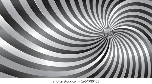 Abstract spiral paint background with Stripes. Vector illustration