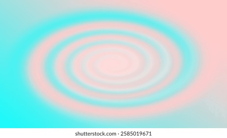 Abstract spiral pattern in cyan and light red tones, creating a fluid, dynamic effect with a calming, circular motion. Landscape orientation.