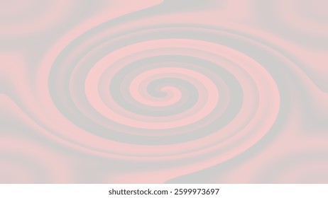 Abstract spiral pattern in gray and light red tones, creating a fluid, dynamic effect with a calming, circular motion. Landscape orientation.