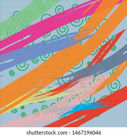 Abstract spiral pattern with splash color, Grunge pattern for boys, girls, sport, fashion. Grunge spiral pattern