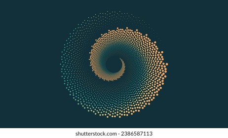 Abstrakter, spiralförmiger Regenbogen-Farbton mit gestrichenem Wirbelhintergrund.