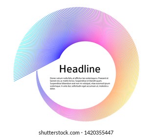 Abstract spiral rainbow design element on white background of twist lines. Vector Illustration eps 10 Golden ratio traditional proportions vector icon Fibonacci spiral. for elegant business card