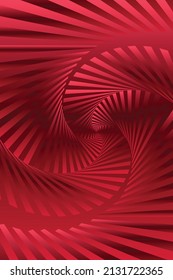abstrakter spiralroter Hintergrund, Vektorgrafik. Abstrakter, wirbelnder Hintergrund.