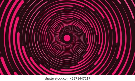 Resumen del fondo del tipo de símbolo redondo de espiral en color rosado. Este fondo creativo se puede usar como un cartel o logotipo. Este sencillo fondo es perfecto para el uso del sitio web del festival o del volante.
