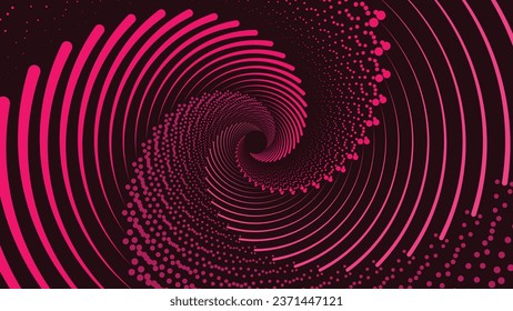 Abstract spiral round symbol type background in pink shade color. This creative background can be used as a banner or logo. This simple background is perfect for festival website or flyer use.