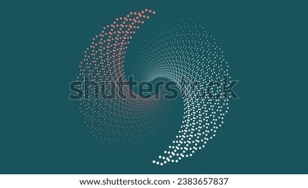 Abstract spiral round two line logo background. This simple background will make your project stunning and creative.