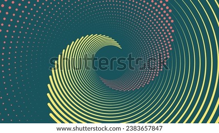 Abstract spiral round two line logo background. This simple background will make your project stunning and creative.