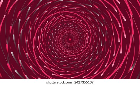 Abstracto espiral redondo vórtice estilo urgencia de color púrpura de fondo.