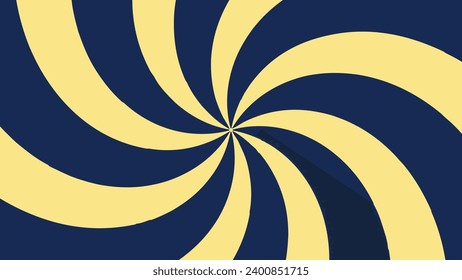 Abstrakter spiralförmiger, abgerundeter Linienhintergrund im minimalistischen Stil.