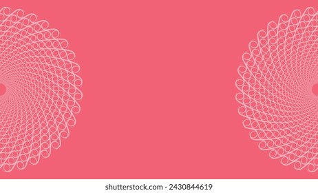 Abstract spiral round women's day themed love pink and red background. 