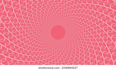 Abstract spiral round women's day themed love pink and red background. 