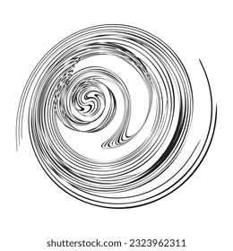 abstrakte spiralförmige Vektorgrafik