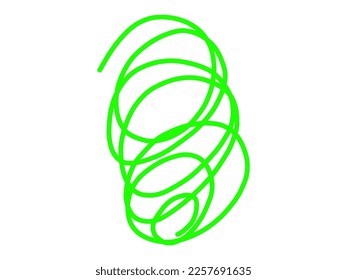 Abstract spiral shape. Vector image