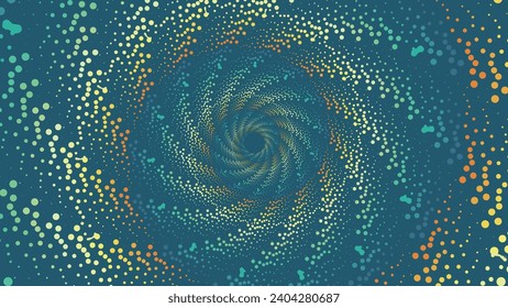 Abstrakter spiralspinnender Wirbelhintergrund.