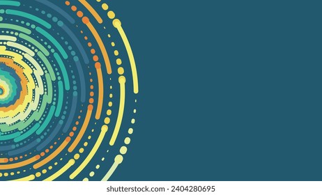 Abstract spiral spinning vortex background.