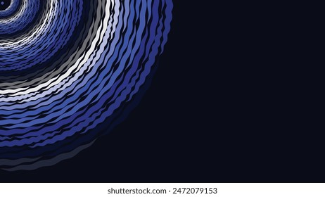 Abstract spiral spinning vortex style dotted big data background.