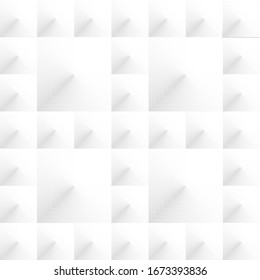Plaza Espiral abstracta en Plaza. Ilustración vectorial. Fondo de patrón geométrico abstracto blanco transparente. El estilo de arte se puede utilizar en diseño de portada, diseño de libros, afiche, tapa cd, volante, publicidad.