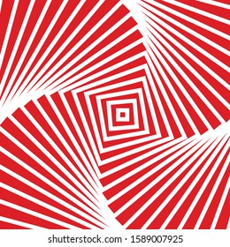 Abstract Spiral Squares Vector Background