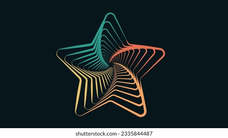 Abstract spiral star planet galaxy in dark blue background for your wonderful project.