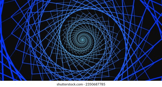 Abstract Spiral Technology Background Design