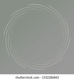 Abstract spiral, twist. Radial swirl, twirl curvy, wavy lines element. Circular, concentric loop pattern. Revolve, whirl design. Whirlwind, whirlpool illustration