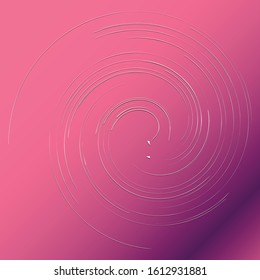 Abstract spiral, twist. Radial swirl, twirl wavy, curvy lines element. Whirlwind, whirlpool illustration. Circular, concentric loop pattern. Revolve, whirl design. Helix, volute rotation burst element