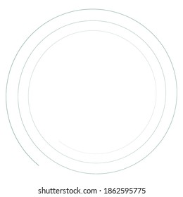 Abstract spiral, twist. Radial swirl, twirl curvy lines element. Circular, concentric loop-hook. Revolved whirl design shape, Whirlwind, whirlpool illustration. Radiating volute, whirligig, curlicue