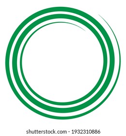 Abstract spiral, twist. Radial swirl, twirl curved, curvy line. Circular whirl design element.