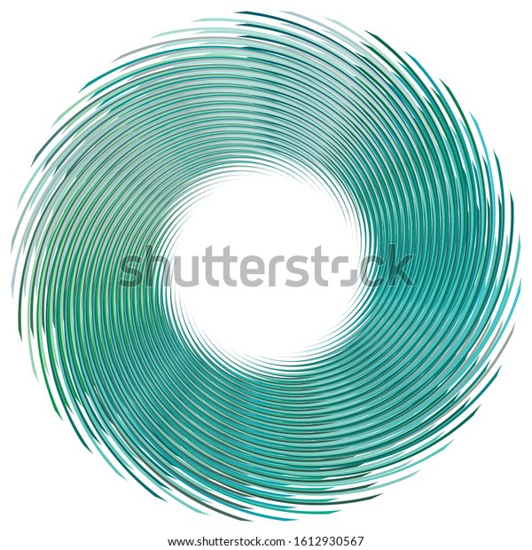 抽象的ならせん ツイスト 放射状の旋回 旋回 波線のエレメント 円形状の同心円状のループパターン 回転 回転のデザイン 渦巻き風 渦巻きイラスト のベクター画像素材 ロイヤリティフリー