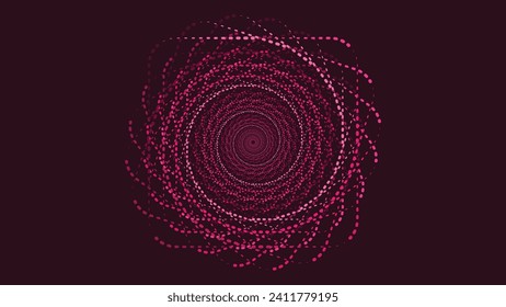 Abstract spiral valentine color lovely wavy background.