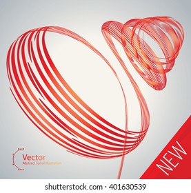 Abstract Spiral vector colorful Illustration. Background design template is well done for Graphic Design,  Party Flyers, Business Presentation, Posters. 