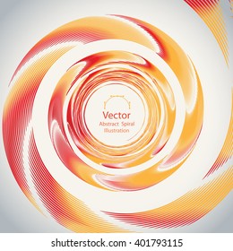 Abstract Spiral vector colourful Illustration. Background design template is well done for Graphic Design,  Party Flyers, Business Presentation, Posters. 