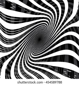 Abstract spiral vector illustration.