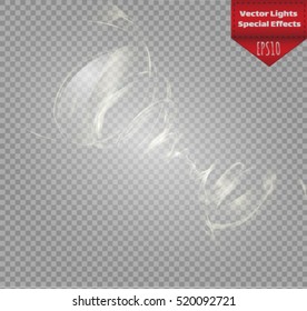 Abstract spiral vector illustration of a transparent background.. Background design template for Graphic Design, Party Flyers, Business Presentation, Posters.