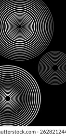 Fondo de Vertical en espiral Abstractas Elemento de diseño monocromo. Ilustración vectorial.