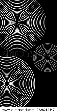 Abstract spiral vertical background Monochrome design element. Vector illustration.