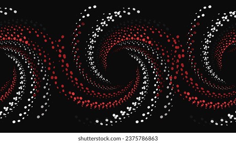 Abstract spiral vortex background in dark