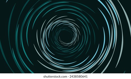Abstract spiral vortex style dotted urgency wavy line hole creative background.